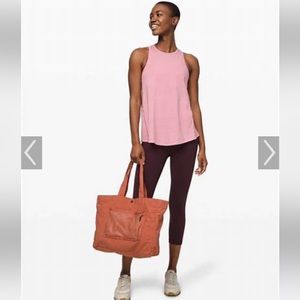 NWOT Pink Lululemon all tied up tank